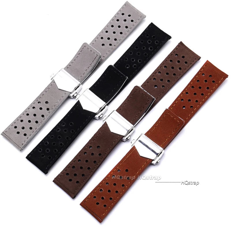 CowLost | product_id-leather-wristband-for-tag-heuer-carrera-monaco-20-22mm-frosted-cowhide-universal-strap |10