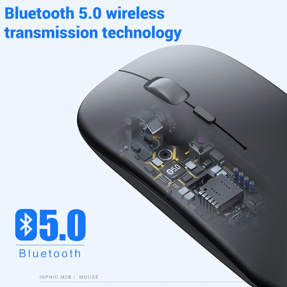 CowLost | wireless-bluetooth-mouse-portable-magic-silent-ergonomic-mice-for-laptop-ipad-tablet-notebook-mobile-phone |10