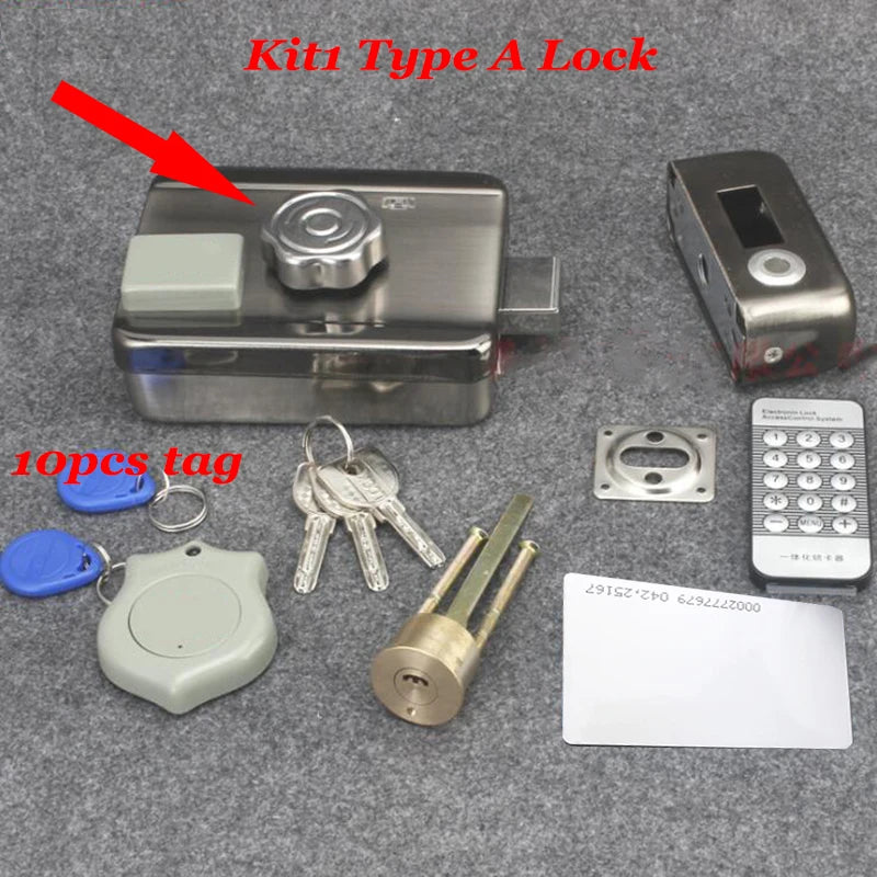 CowLost | locks-keys-product_id-wireless-remote-aa-battery-powered-electronic-rim-lock-dc12v-for-access-control-system |2