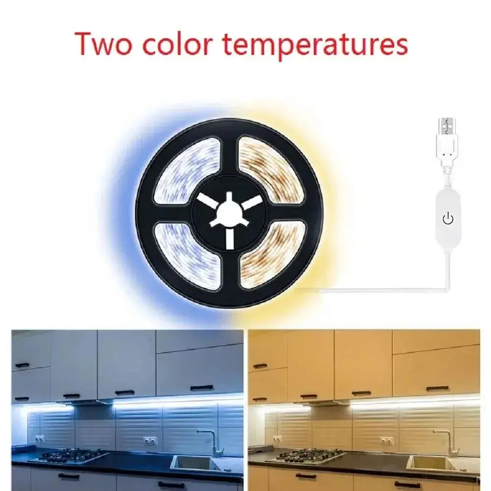 CowLost | light-ropes-strings-product_id-5v-dc-usb-led-strip-light-2835-touch-dimmer-flexible-diy-backlight-for-mirror-christmas-room-decor |12