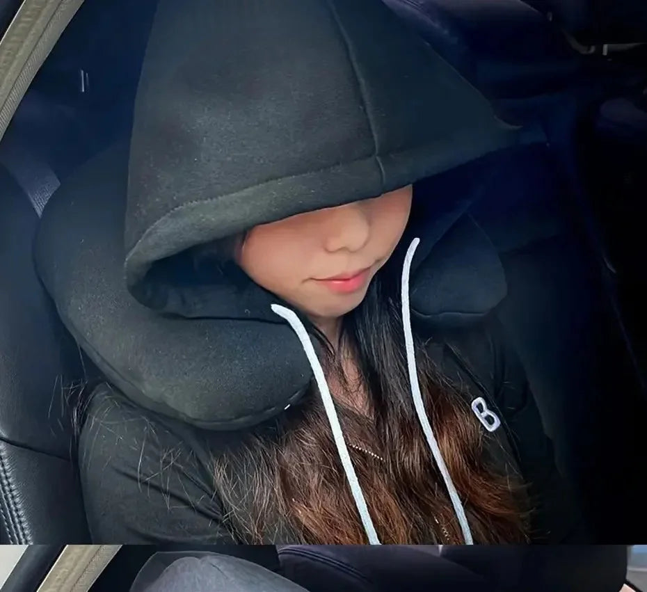 CowLost | travel-pillows-product_id-portable-u-shape-neck-pillow-with-hood-for-travel-and-privacy-protection |17