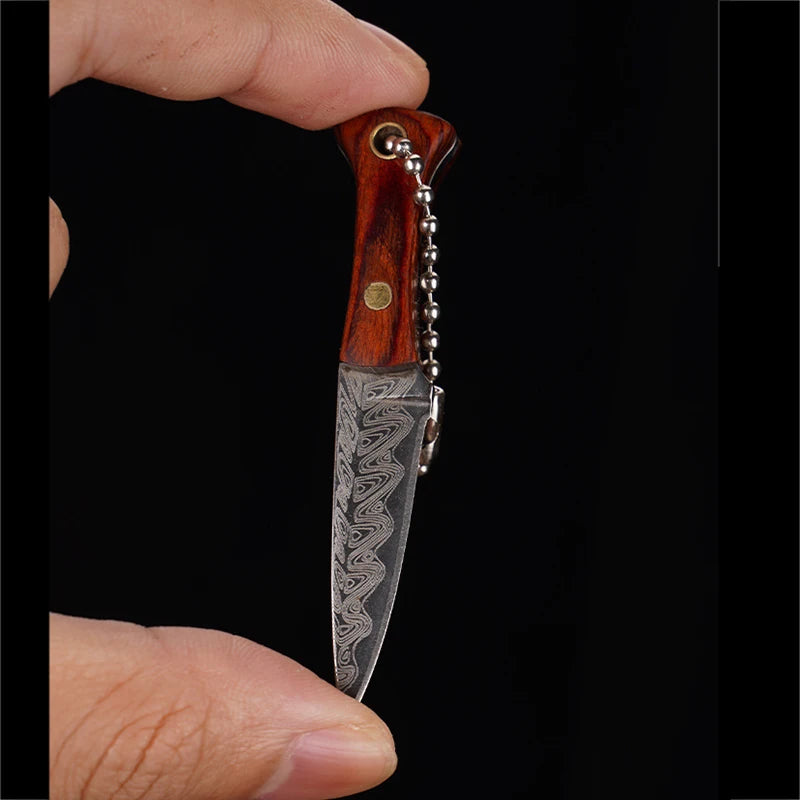 CowLost | activewear-pants-portable-mini-folding-knife-brass-color-wood-handle-stainless-steel-blade |48
