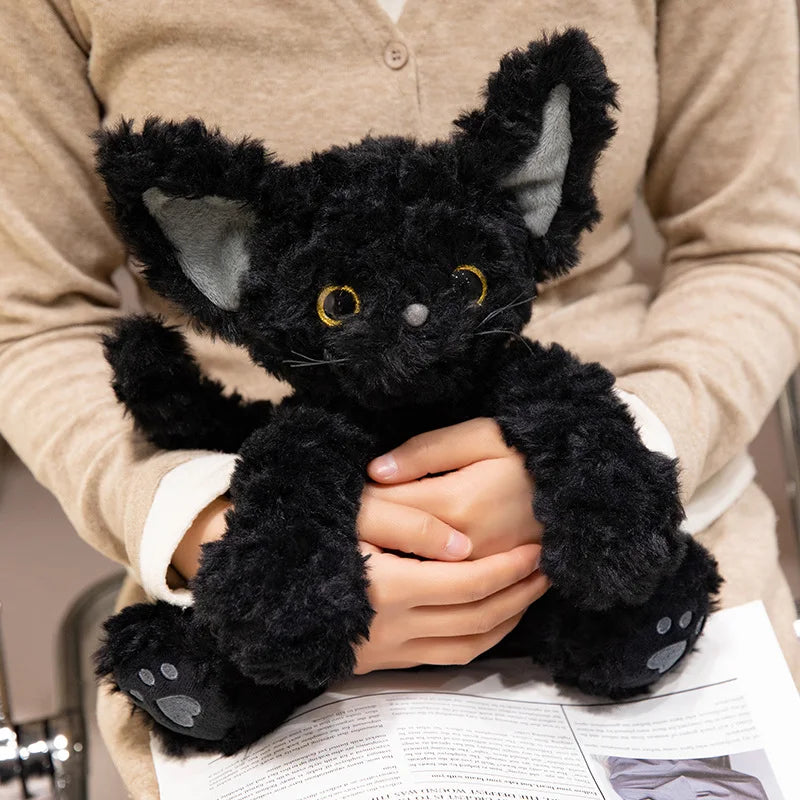 CowLost | fencing-barriers-devon-rex-plush-toy-german-curly-cat-soft-stuffed-doll |14