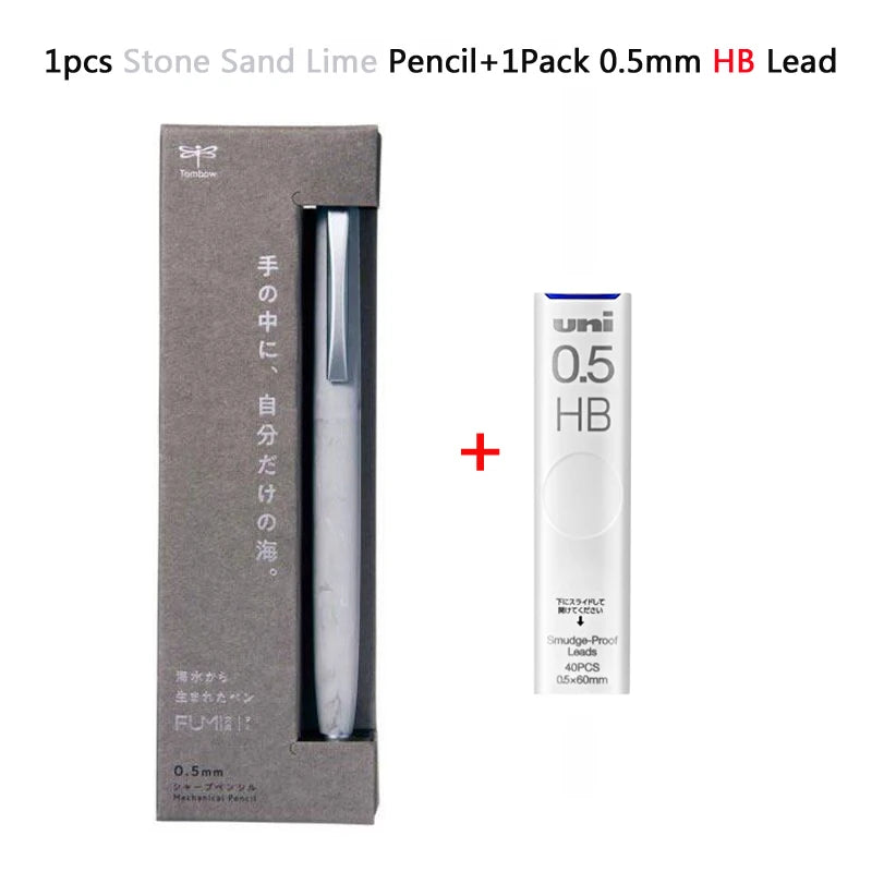 CowLost | product_id-tombow-bunsho-fumi-0-5mm-mechanical-pencil-ocean-mineral-ceramic-like-barrel-for-writing-drawing-sketching |26