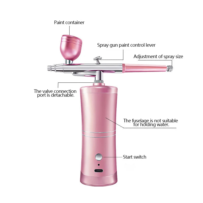 CowLost | product_id-homefish-wireless-mini-airbrush-spray-gun-kit-with-built-in-compressor |5