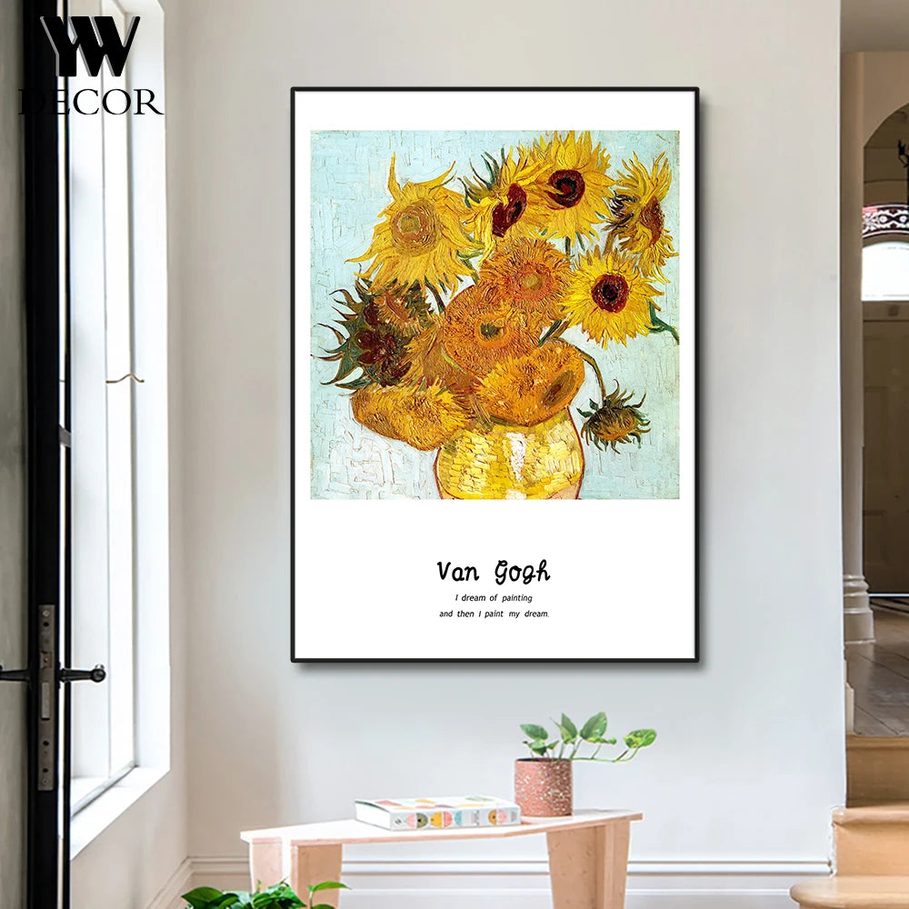 CowLost | abstract-van-gogh-sky-posters-prints-canvas-painting-flower-wall-art-pictures-for-living-room |9