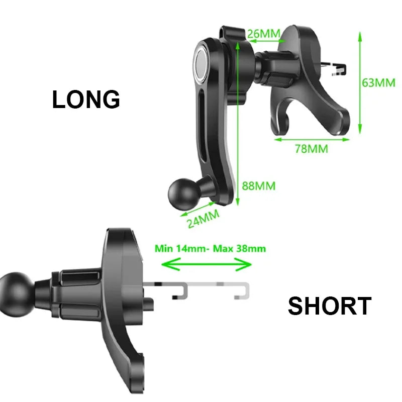 CowLost | mobile-phone-car-mounts-product_id-gravity-car-air-vent-phone-holder-360-rotation-mobile-stand-clip-mount |2