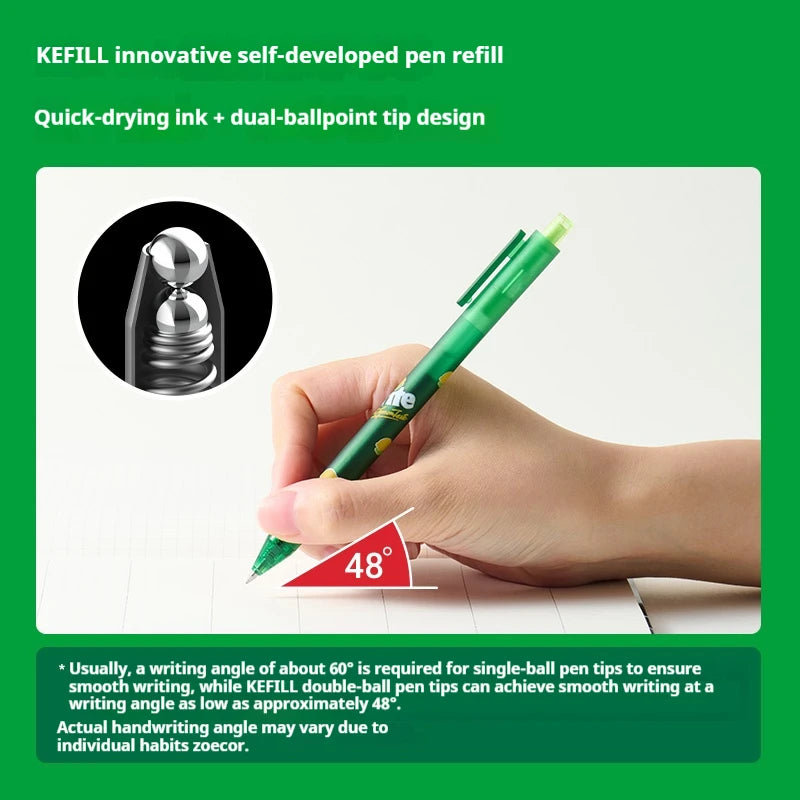 CowLost | product_id-kaco-x-sprite-3-pack-0-5mm-refillable-gel-pens-ultra-smooth-ink-for-office-study |4