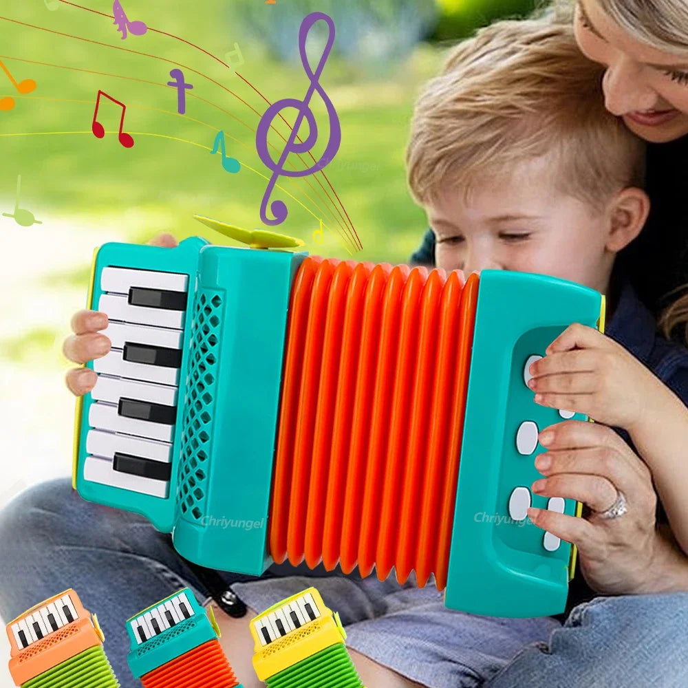 Accordion Toy Piano Musical Instrument Educational Gift for Kids Toddlers