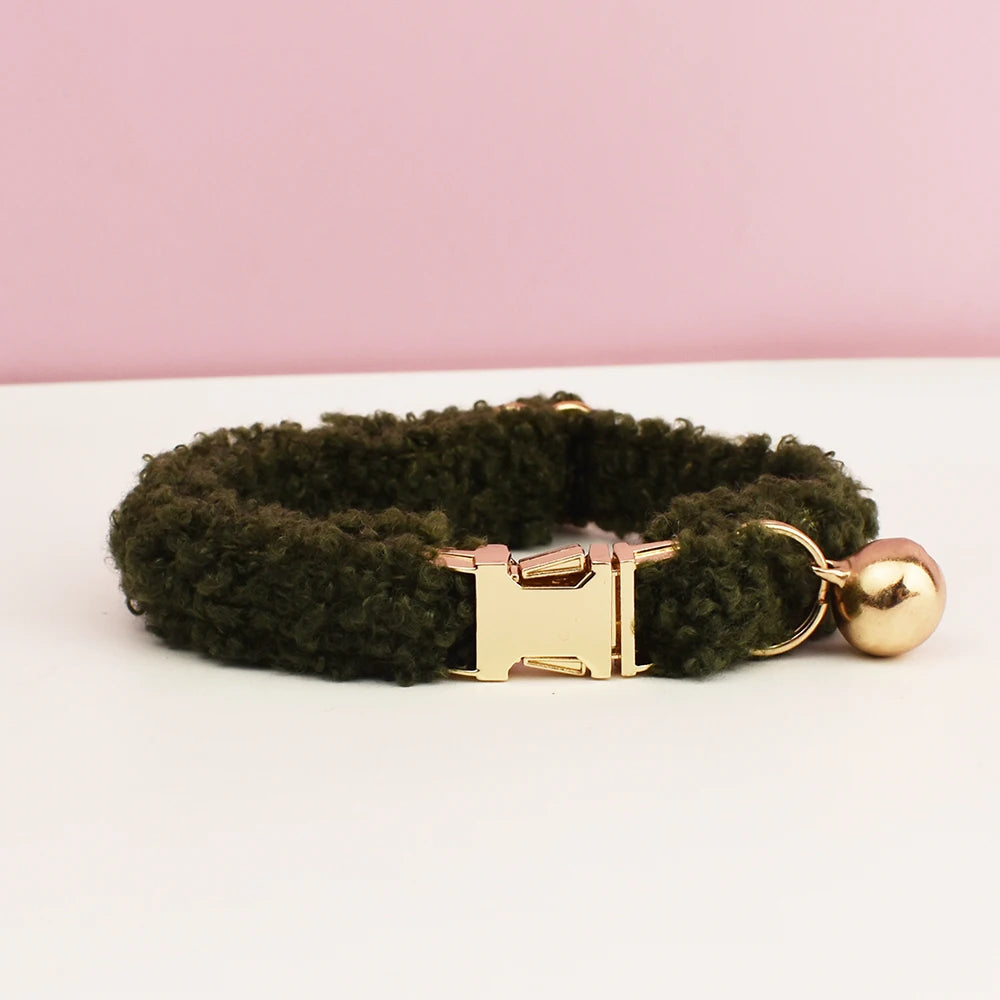 CowLost | cat-furniture-personalized-teddy-cat-collar-with-bell-and-name-plate |14