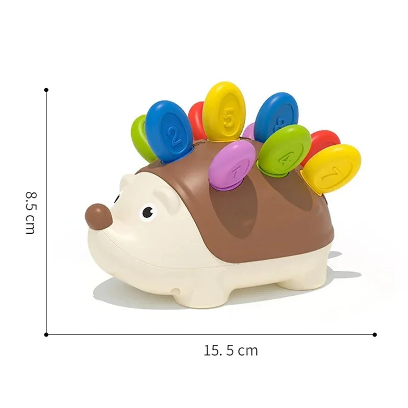 Montessori Baby Hedgehog Sensory Fine Motor Educational Toy for Kids