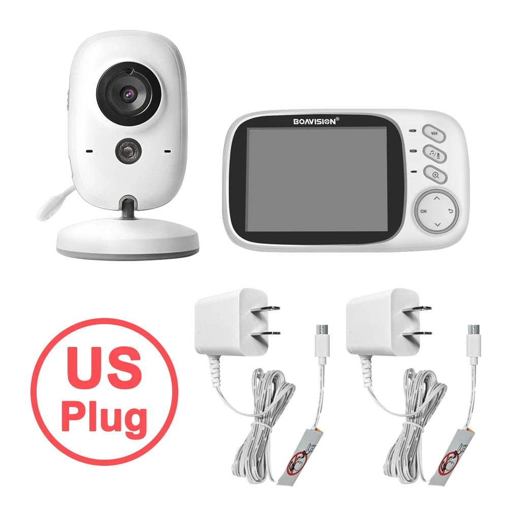 CowLost | vb603-video-baby-monitor-2-4g-wireless-with-3-2-inches-lcd-2-way-audio-talk-night-vision-surveillance-security-camera-babysitter |14