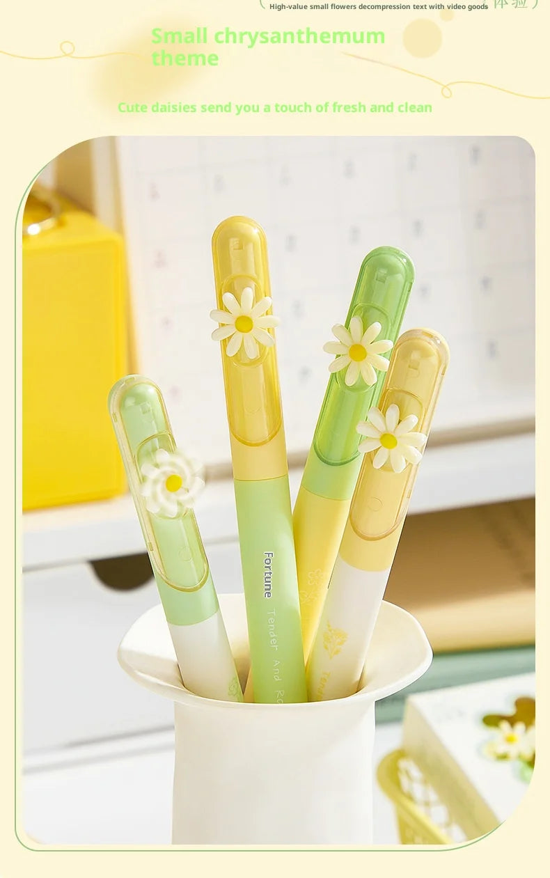 CowLost | product_id-4-pack-kawaii-retractable-gel-pens-0-5mm-fast-drying-spinning-twist-pen-for-school-journaling |8