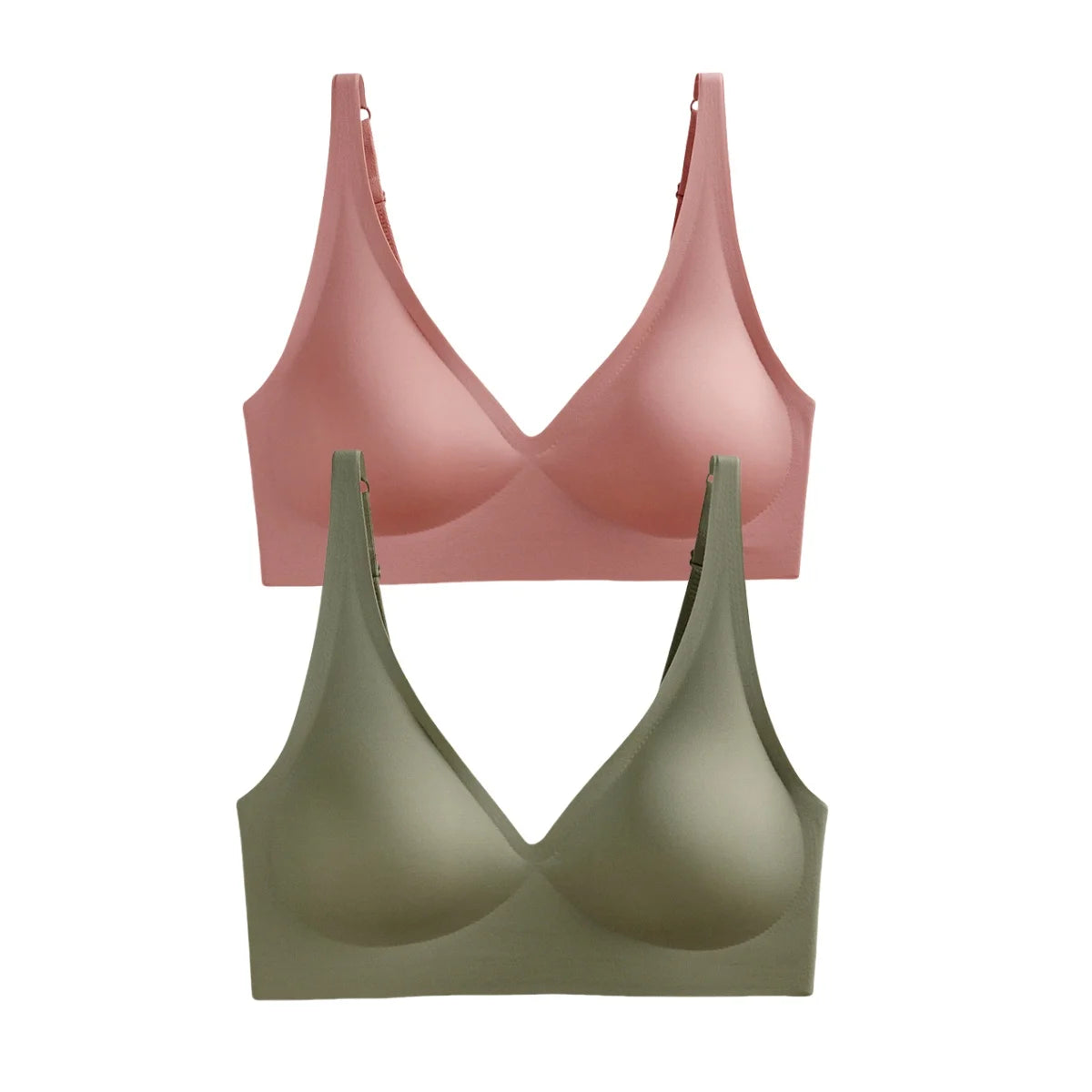 CowLost | product_id-2pcs-seamless-wireless-push-up-bras-soft-padded-deep-v-bralettes-s-3xl |21