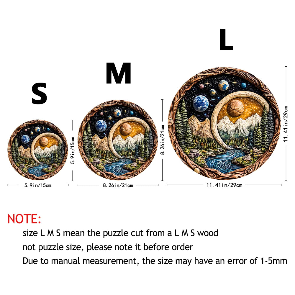 CowLost | product_id-3d-galaxy-universe-wooden-puzzle-with-irregular-animal-pieces-adult-brain-teaser-with-space-art |4
