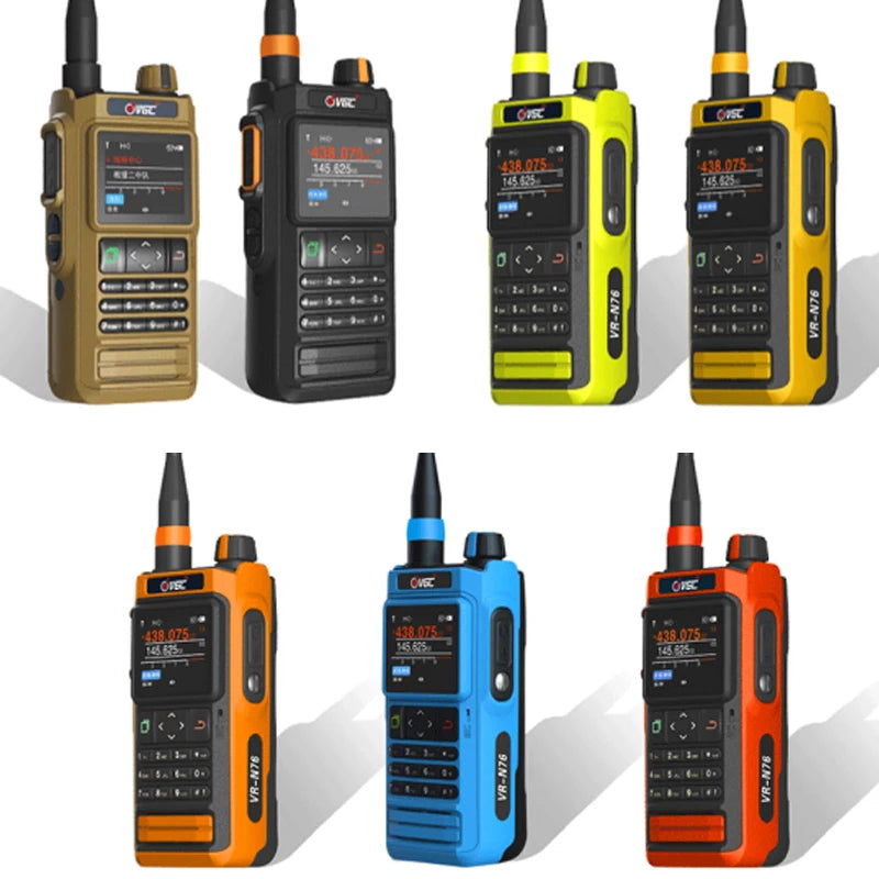 CowLost | intercom-accessories-vr-n76-handheld-walkie-talkie-ip67-waterproof-bluetooth-gps-aprs-type-c-charging-am-fm-radio |8