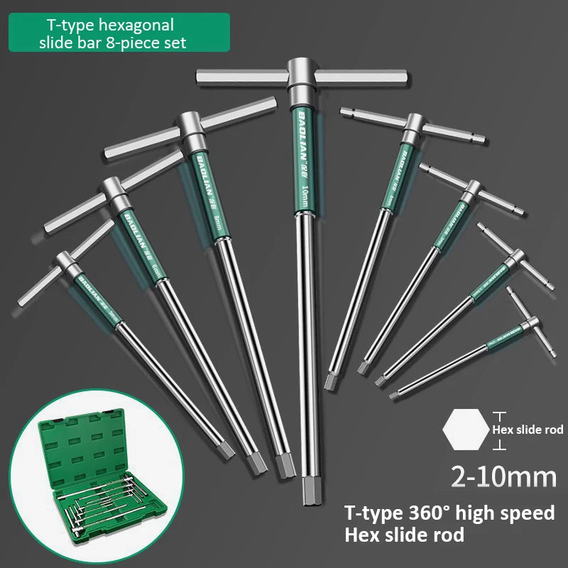CowLost | t-bar-socket-wrench-2-10mm-adjustable-t-handle-speed-wrench-set-nut-spinner-hex-socket-t-shape-handle-wrench-2-way-drive-design |31