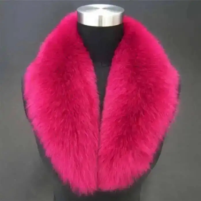 CowLost | natural-color-raccoon-fox-collar-scarf |29