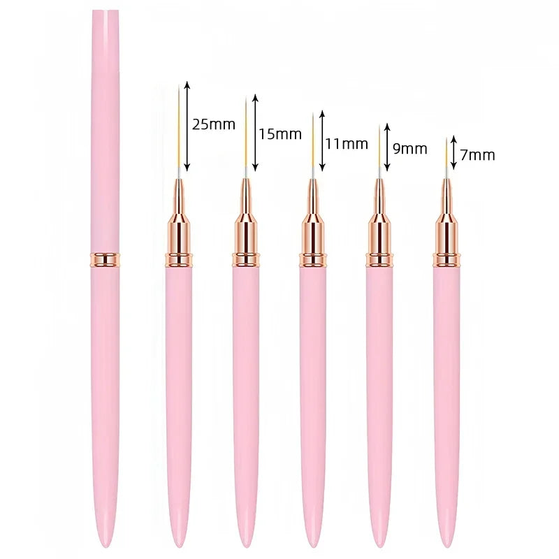 CowLost | tools-nail-liner-brush-set-5pcs-uv-gel-manicure-tools |14