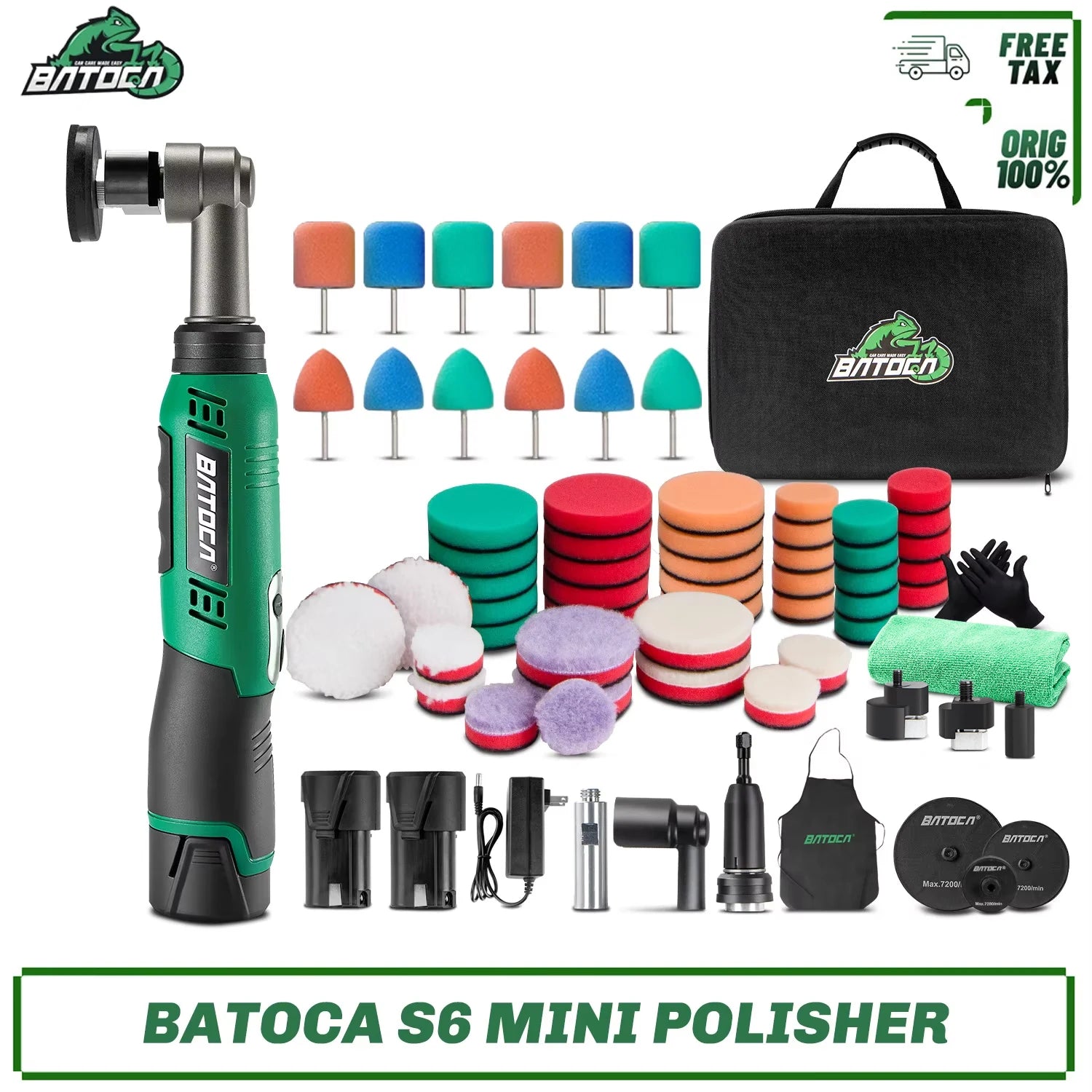 CowLost | batoca-s6-cordless-mini-car-polisher-12v |1