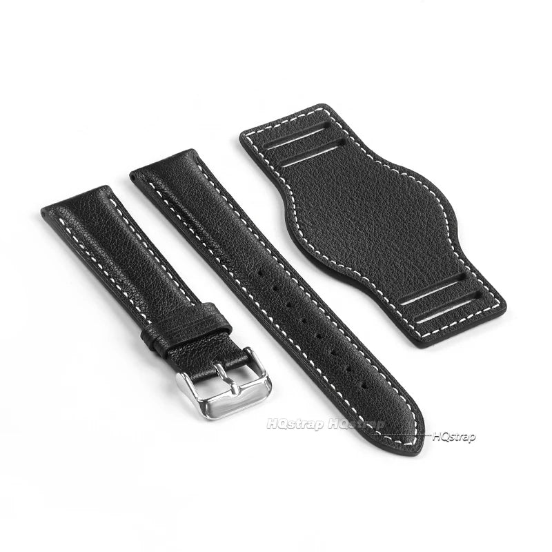 CowLost | product_id-genuine-leather-watch-strap-18mm-20mm-22mm-cowhide-vintage-replacement-band-for-seiko-rolex |16