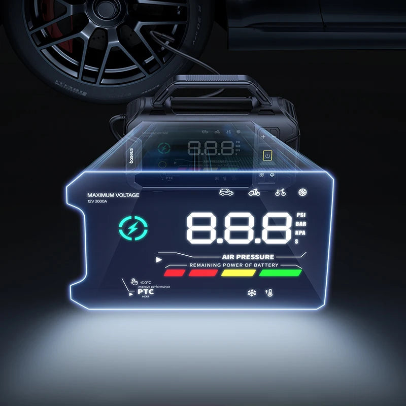 CowLost | baseus-vj1-3000a-car-jump-starter-4-in-1-air-compressor-21600mah-power-bank |2