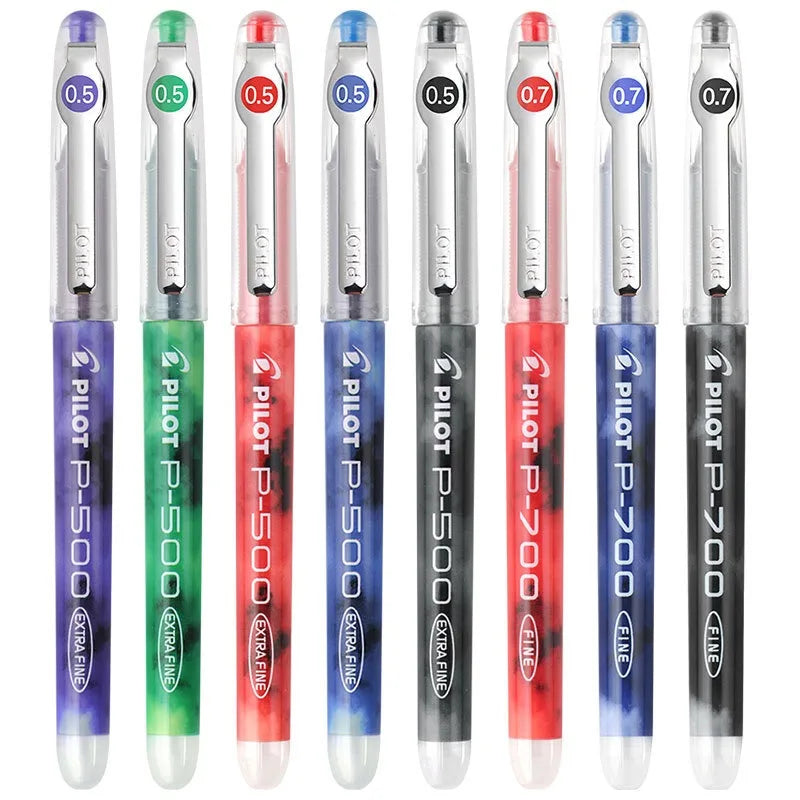 CowLost | product_id-pilot-p500-p700-gel-pens-0-5-0-7mm-black-red-blue-large-capacity-for-school-office-home-use |2
