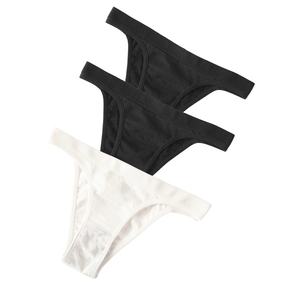 CowLost | product_id-3pcs-women-s-high-rise-seamless-brazilian-stretch-panties-m-l |24