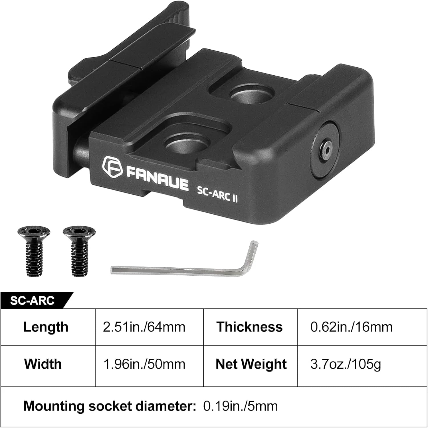 CowLost | product_id-fanaue-quick-release-clamp-for-arca-swiss-rrs-to-picatinny-rail-bipods-and-tripods |10