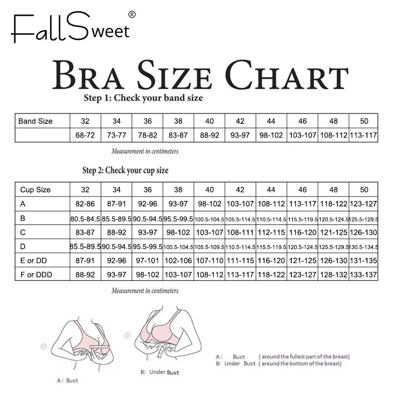 CowLost | fallsweet-4pcs-womens-push-up-bra-seamless-super-gather-bras-no-steel-ring-bra-comfort-breathable-brassiere-female-lingeries |4