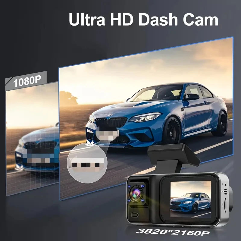 CowLost | product_id-baideluo-3-channel-1080p-car-dash-cam-with-rear-view-recorder |4