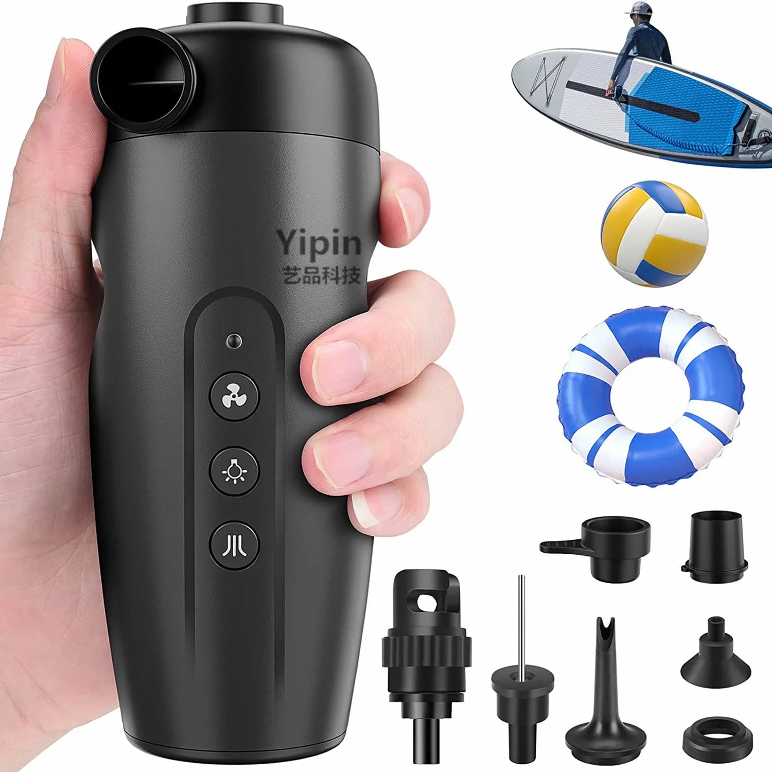 CowLost | product_id-rechargeable-wireless-electric-air-pump-for-camping-paddle-boards-pool-toys-and-tires |8