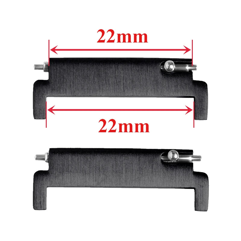 CowLost | product_id-2pcs-stainless-steel-quick-release-watchband-strap-adapters-18mm-22mm |14