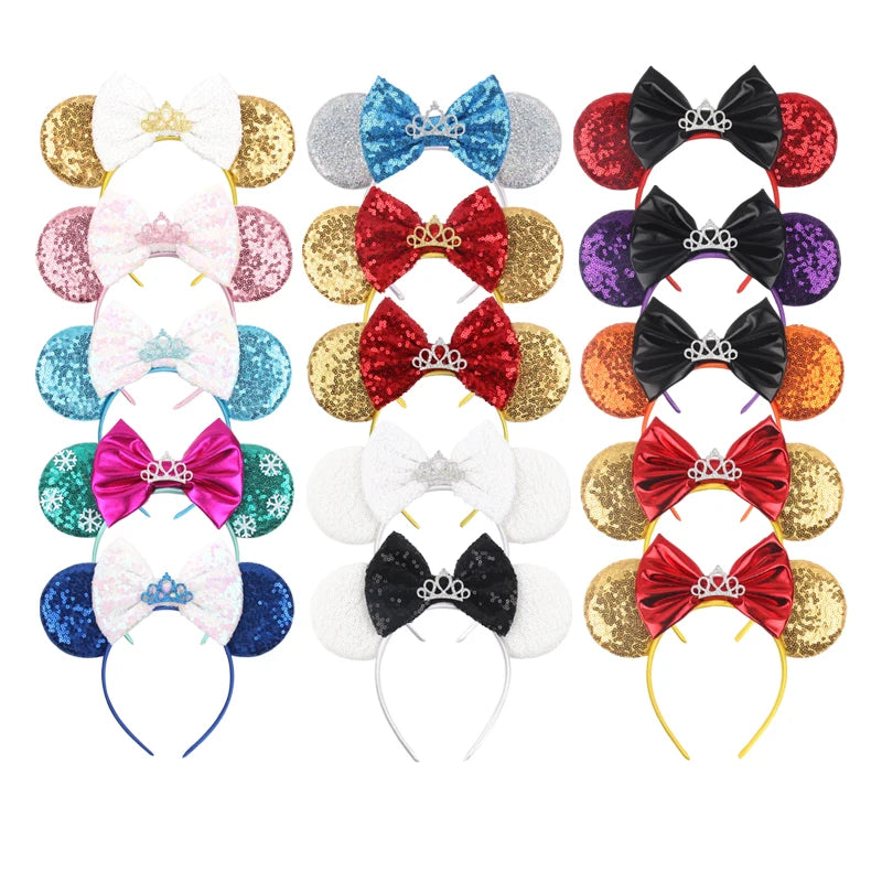 CowLost | disney-mickey-glitter-crown-hairband-for-girls |6