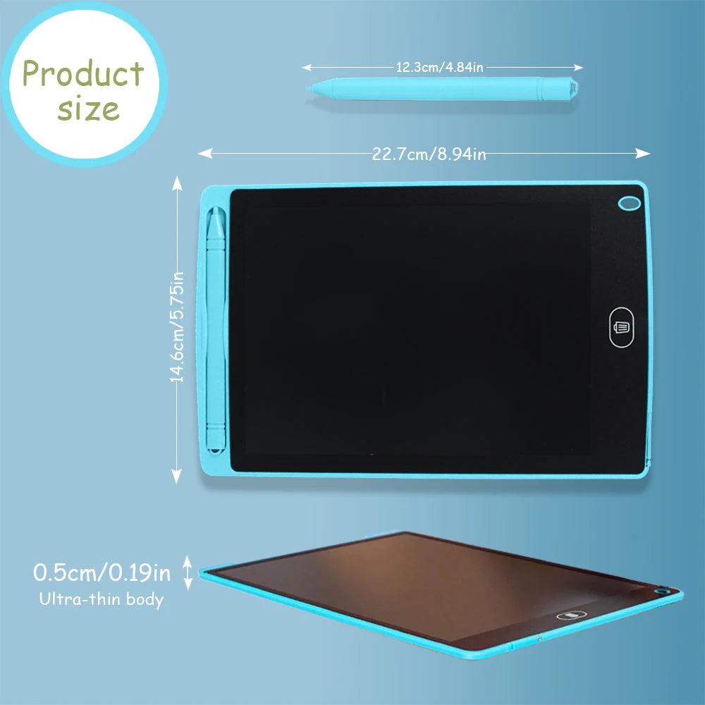 CowLost | baby-transport-accessories-8-5-inch-lcd-writing-tablet-reusable-drawing-board-for-kids |5
