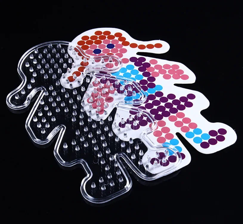 5mm Beads Pegboard Template for Iron Beads DIY Puzzle Toy 1pcs