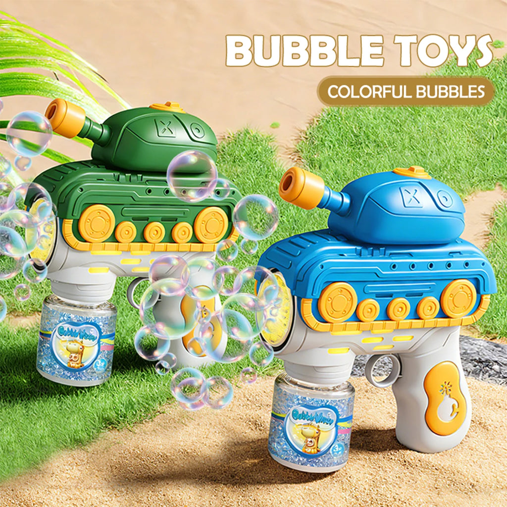 CowLost | product_id-electric-cartoon-tank-bubble-gun-toy-for-kids-outdoor-play-no-bubble-liquid-included |2