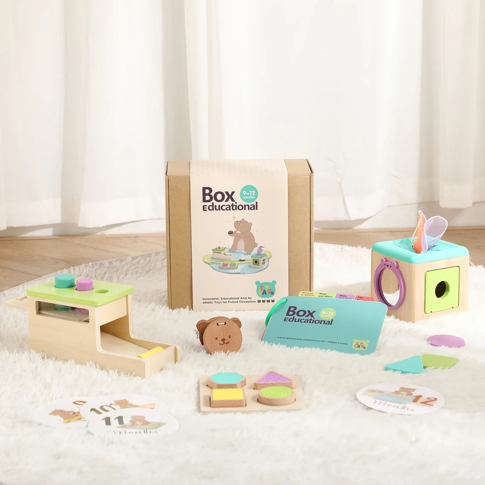 CowLost | cat-treats-8pc-wooden-montessori-toy-set-for-babies-0-12-months-early-education |13