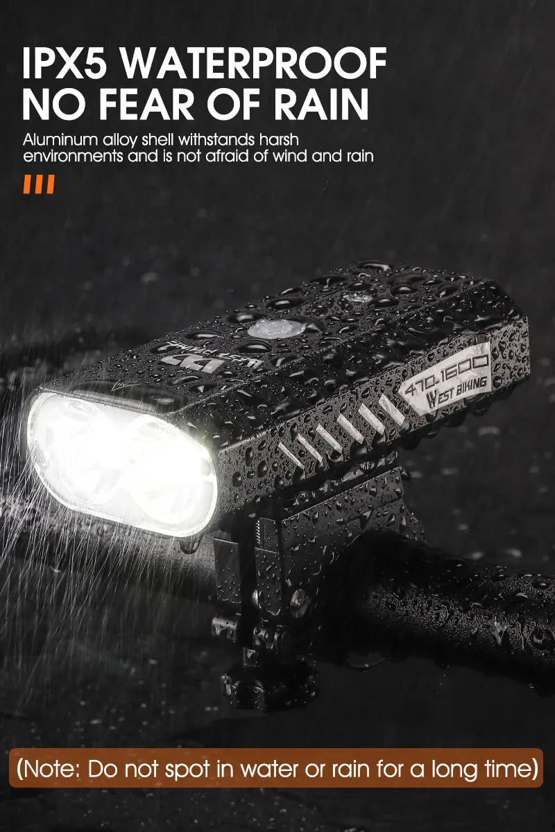 CowLost | west-biking-bike-front-light-induction-bicycle-bright-light-usb-charging-flashlight-cycling-waterproof-torch-bike-headlight |42