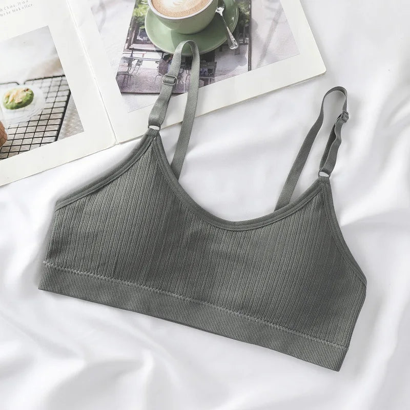 CowLost | product_id-women-seamless-ribbed-push-up-tube-top-bra-with-removable-pads-adjustable-straps |15
