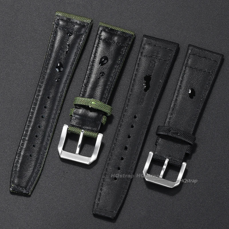 CowLost | product_id-waterproof-nylon-canvas-watch-strap-for-iwc-pilot-20-22mm-unisex-sport-wristband |4