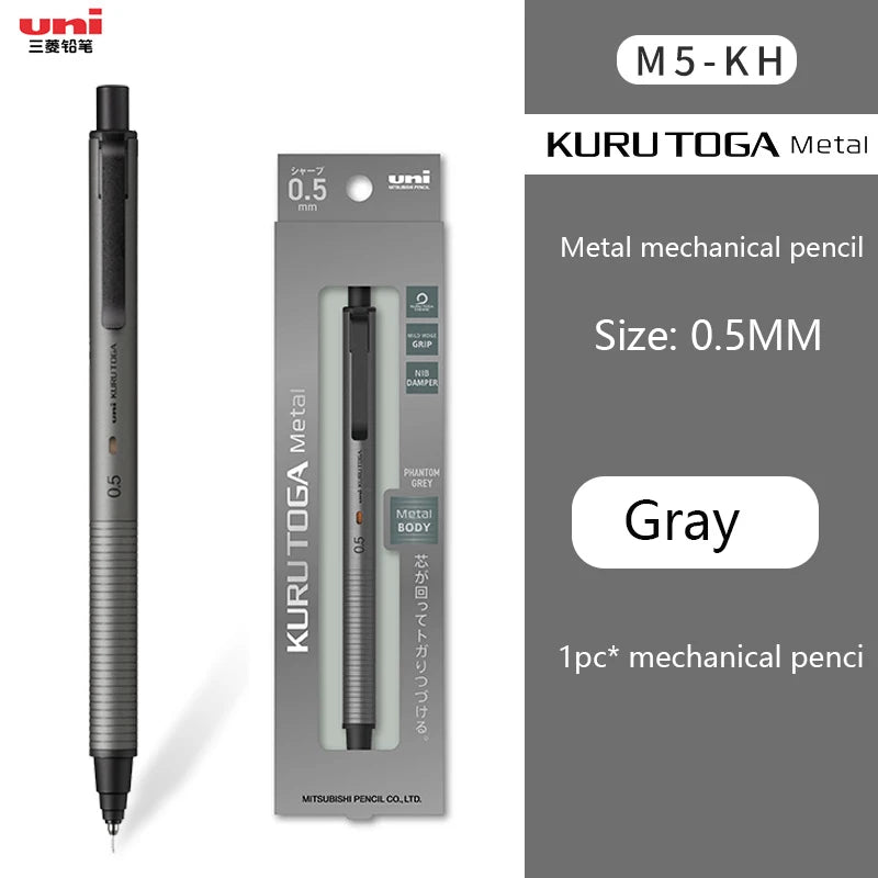 CowLost | product_id-uni-m5-kh-metal-mechanical-pencil-0-5mm-kuru-toga-rotating-lead-core-no-breakage |17
