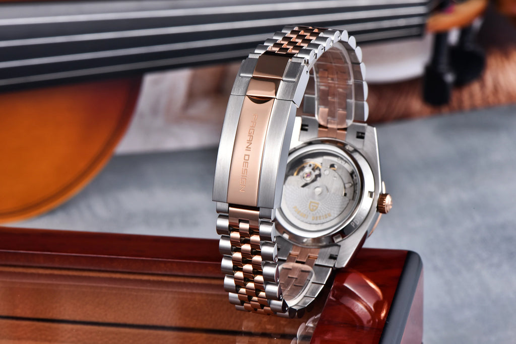 CowLost | pagani-design-2025-new-enamel-dial-dd36-luxury-silver-gold-automatic-watch |26