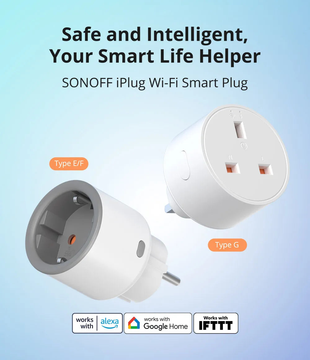 CowLost | sonoff-s60-wifi-smart-plug-with-energy-monitor-smart-home-module-timer-wireless-smart-socket-via-ewelink-app-alexa-google-home |7