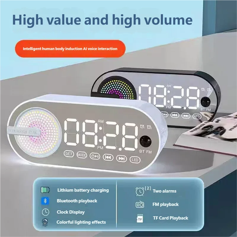 CowLost | product_id-homefish-smart-wireless-bluetooth-mini-speaker-alarm-clock-portable-subwoofer-gift |3