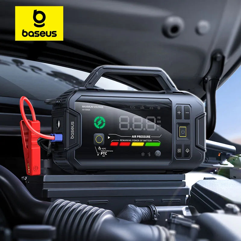 CowLost | baseus-vj1-3000a-car-jump-starter-4-in-1-air-compressor-21600mah-power-bank |1