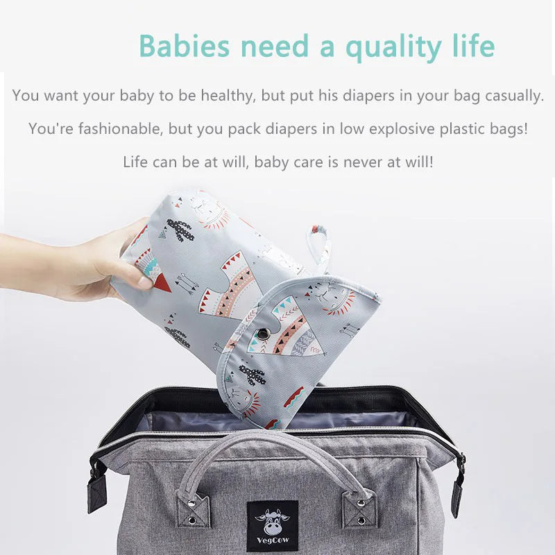 CowLost | baby-diaper-bag-organizer-reusable-waterproof-wet-dry |3