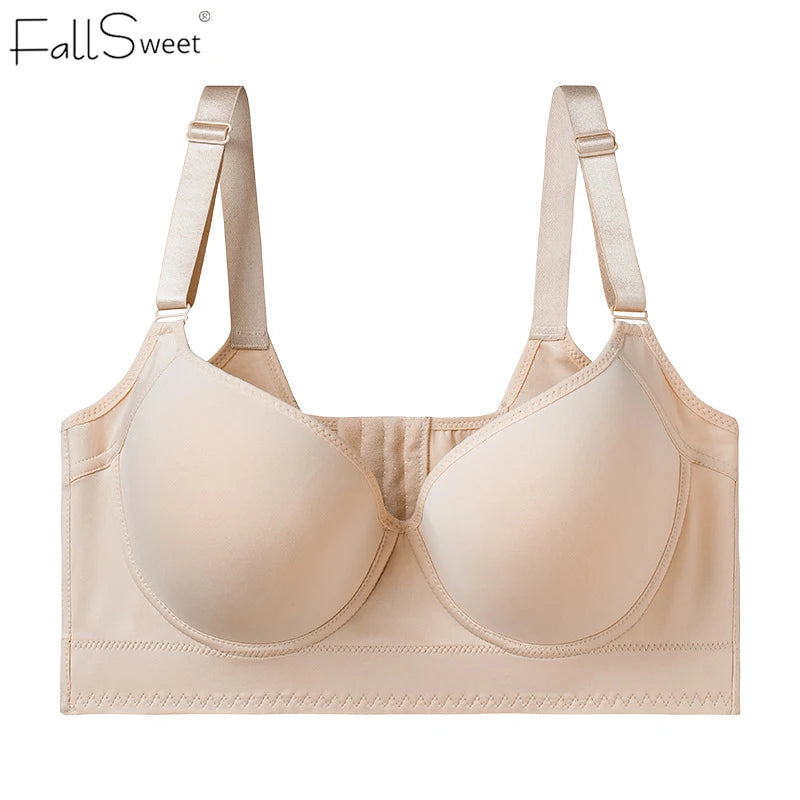 CowLost | product_id-fallsweet-plus-size-push-up-underwire-deep-cup-full-coverage-t-shirt-bra |1