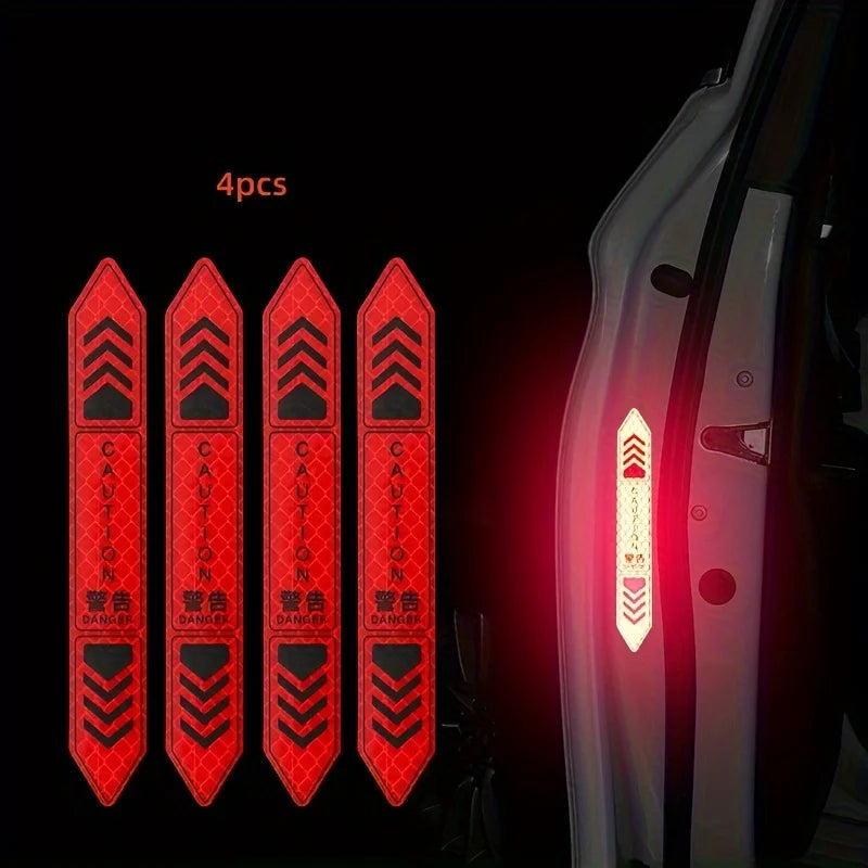 CowLost | vehicle-parts-accessories-4pcs-reflective-car-door-warning-stickers-for-night-safety |9