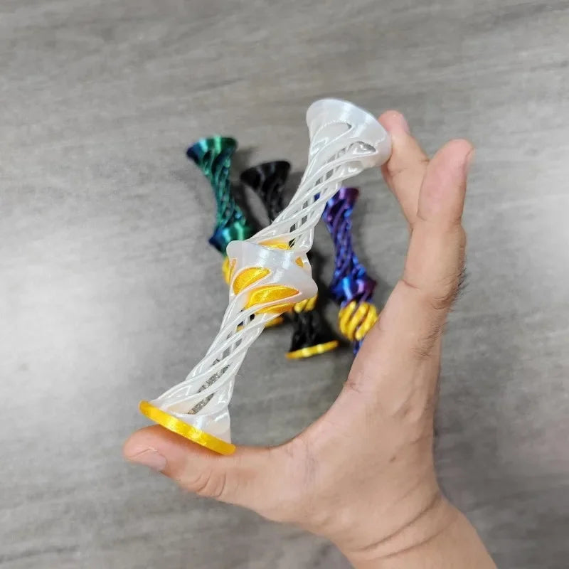 CowLost | product_id-3d-printed-double-layer-helical-tree-impossible-pyramid-fidget-toy-for-kids-decompression-desk-ornament |10